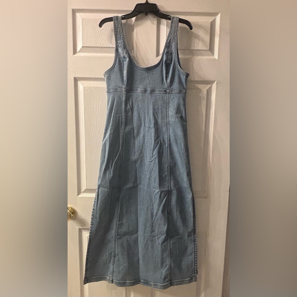American Eagle Outfitters Blue Denim Dress
